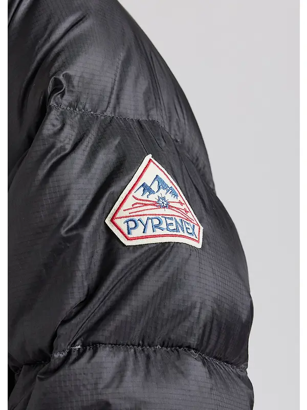 Pyrenex Unisex Sten Ripstop Hooded Down Jacket - Black Image 11