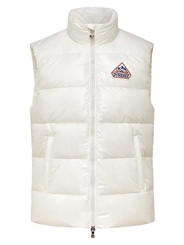 Pyrenex Unisex John Sleeveless Down Jacket - Chalk Image 1