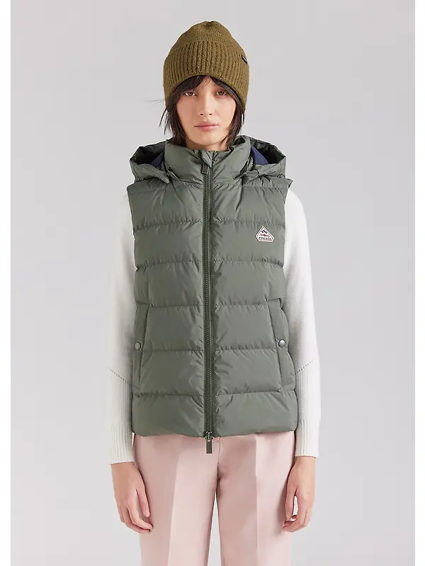 Pyrenex Women's Spoutnic Sleeveless Down Jacket - Deep Khaki Image 2
