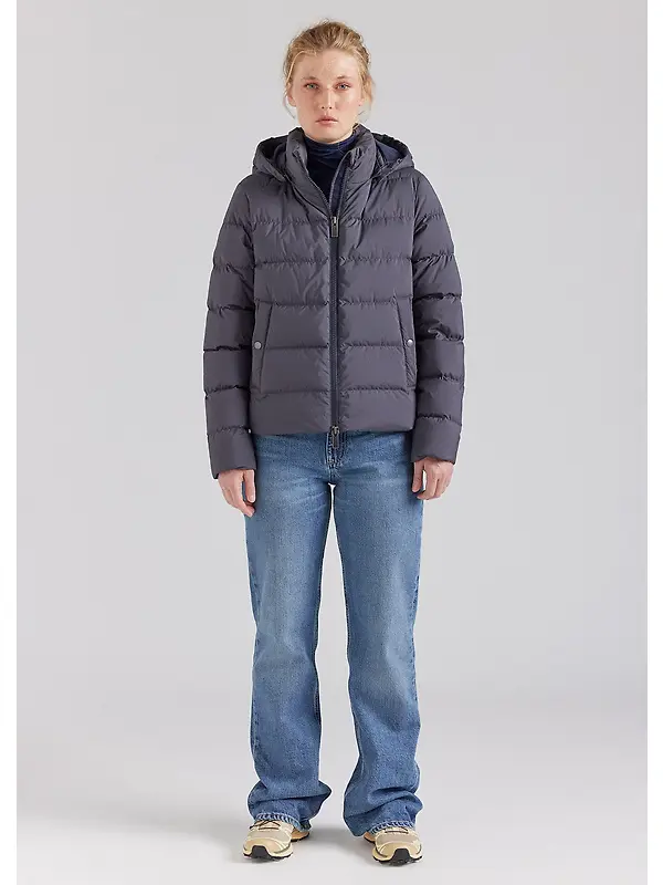 Pyrenex Women's Spoutnic Down Jacket - Ebony Grey Image 3