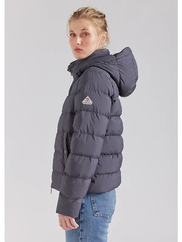 Pyrenex Women's Spoutnic Down Jacket - Ebony Grey Image 4