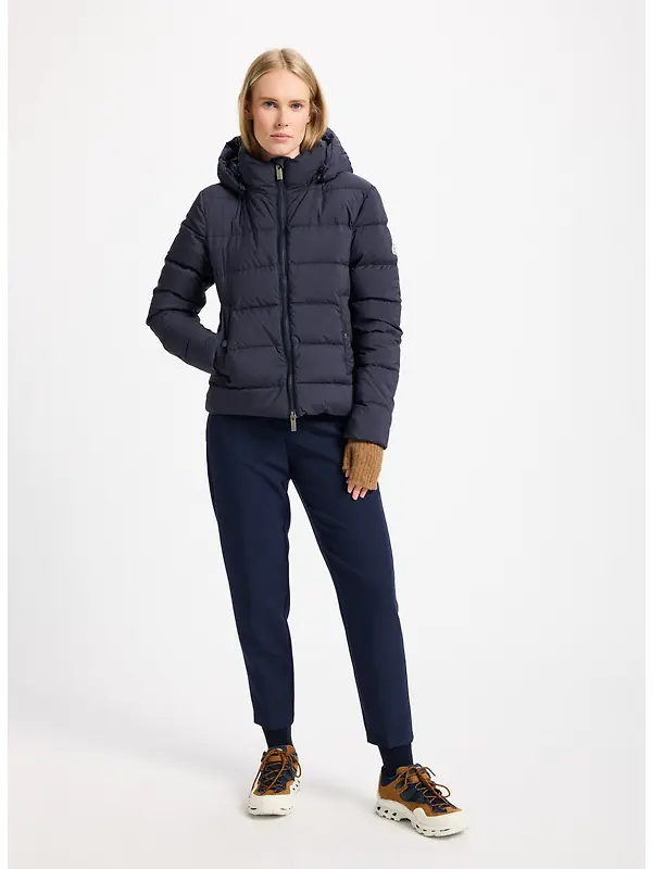 Pyrenex Women's Spoutnic Down Jacket with Removable Hood - Deep Ink Image 2