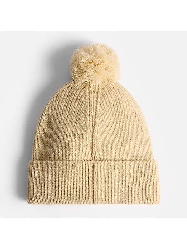 Hunter Brenig Ribbed Pom Beanie - Gravel Image 2