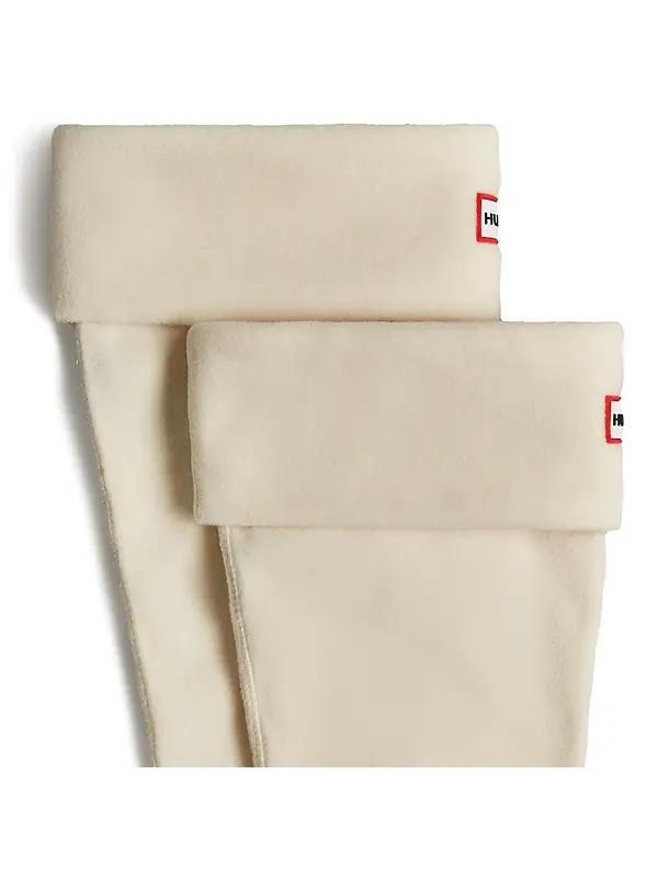 Hunter Fleece Tall Boot Socks - Hunter White Image 3