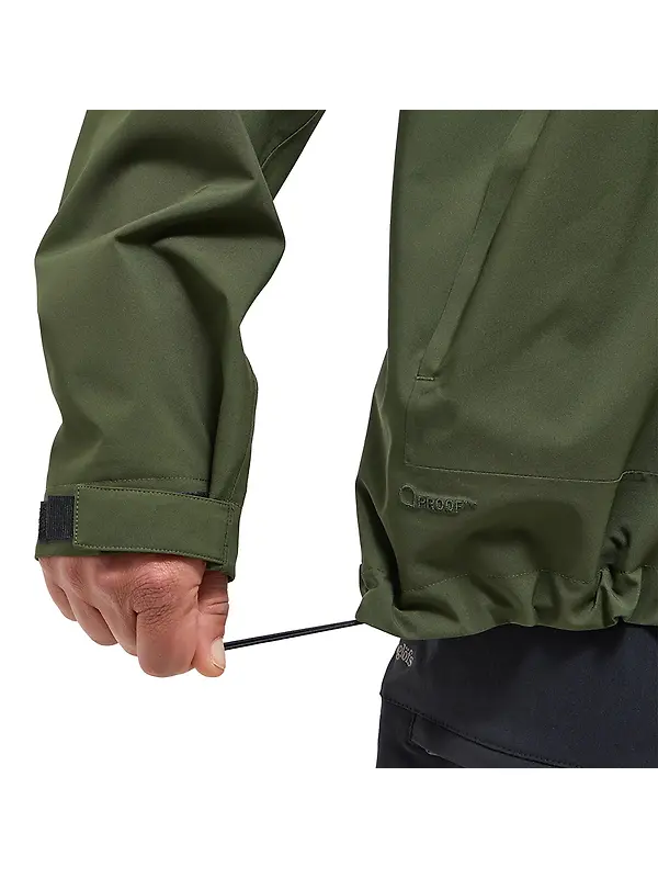 Haglöfs Men's Breeze Proof Jacket - Seaweed Green Image 8