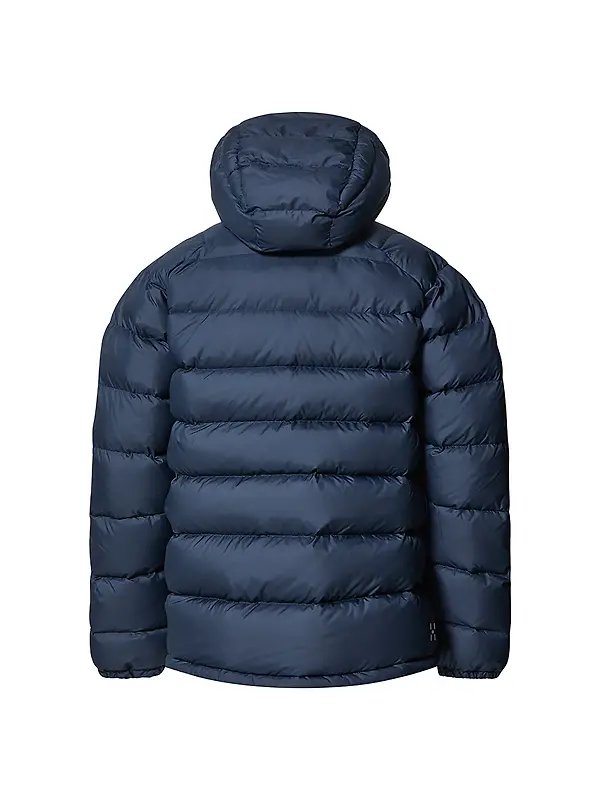 Haglöfs Men's Rosson Down Hooded Jacket - Tarn Blue Image 12