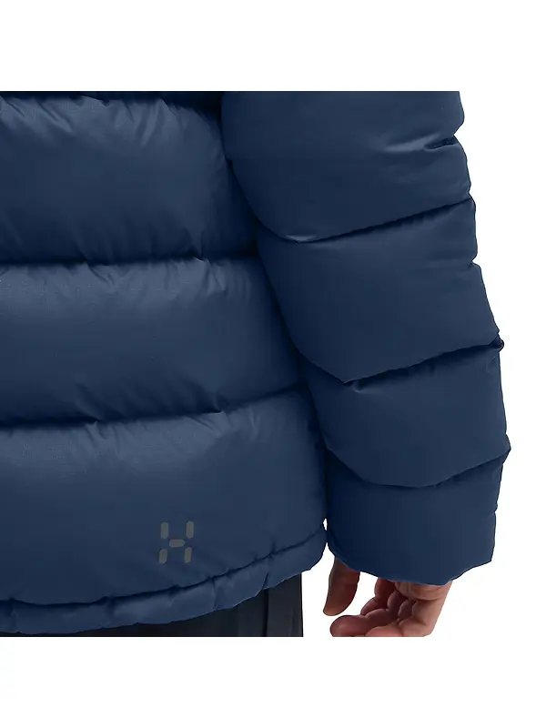 Haglöfs Men's Rosson Down Hooded Jacket - Tarn Blue Image 9