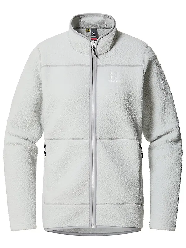 Product image of Haglöfs Women's Mossa Pile Jacket - Stone Grey Melange