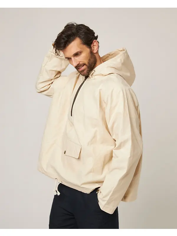Peregrine Men's Made In England Holkham Cagoule - Off-White Image 2