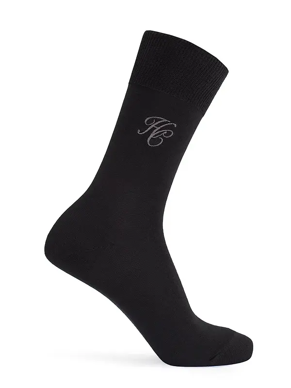 Holland Cooper Men's Sock Gift Box - Charcoal Houndstooth Image 3