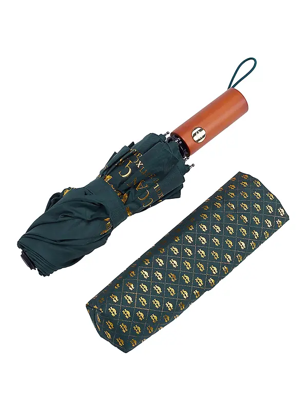 Holland Cooper Mini HC Umbrella - Green Image 9