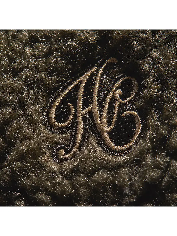 Holland Cooper Women's Country Fleece Quarter Zip - Khaki Borg Image 7
