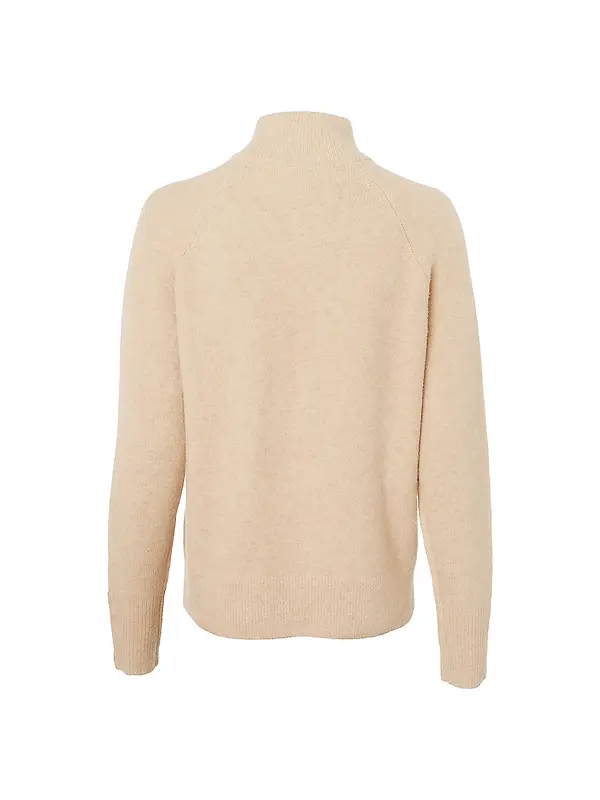 Holland Cooper Women's Tori Quarter Zip Knit - Camel Image 6