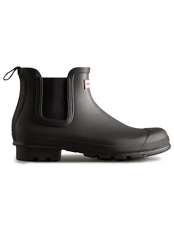 Hunter Men's Original Chelsea Boots - Black Image 1