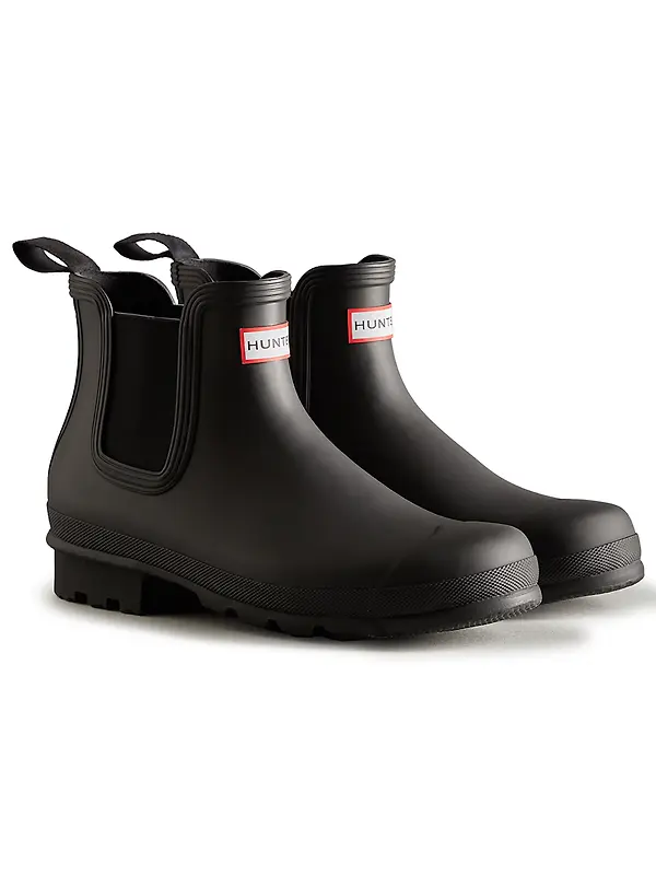 Hunter Men's Original Chelsea Boots - Black Image 2