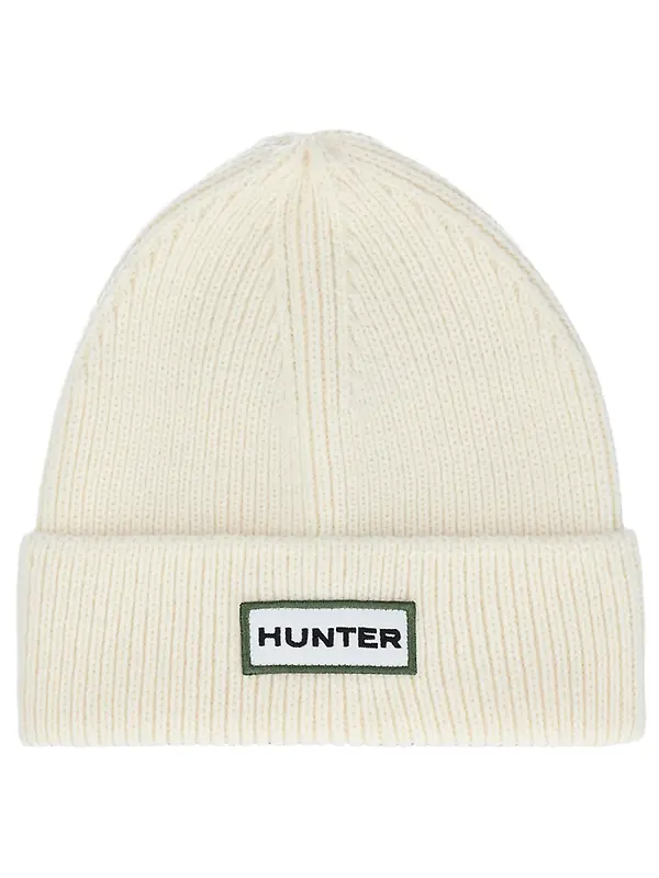 Product image of Hunter Rory Turn Up Beanie - Antique White