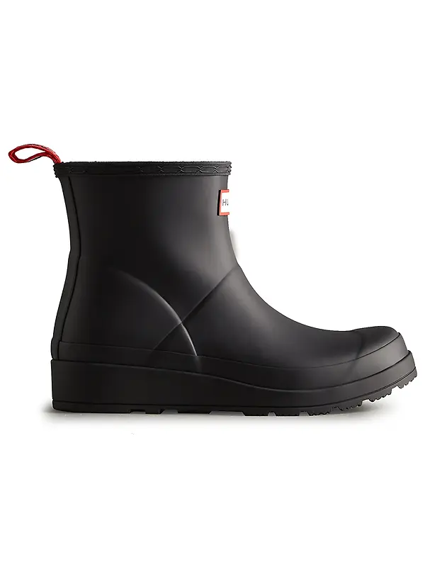 Hunter Women's Play Short Wellington Boots - Black Image 1