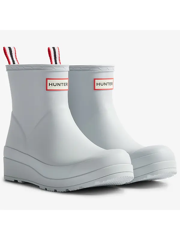 Hunter Women's Play Short Wellington Boots - Micro Chip Image 2
