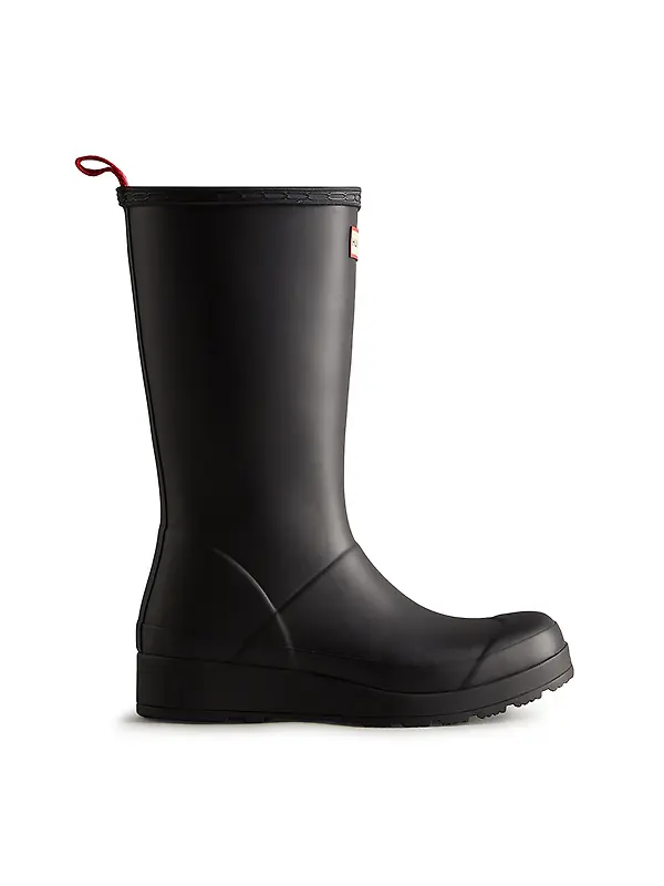 Hunter Women's Play Tall Wellington Boots - Black Image 1