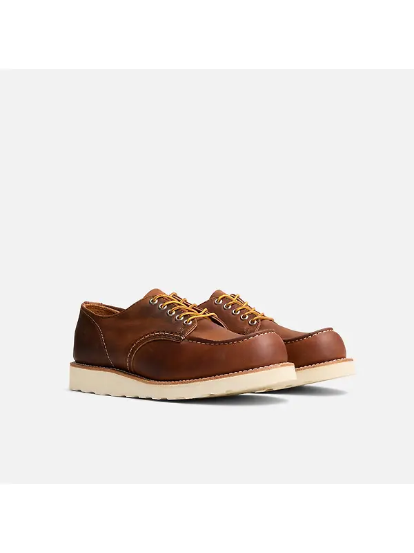Red Wing Men's Shop Moc Oxford Shoes - Copper Rough & Tough - Style 8077 Image 3