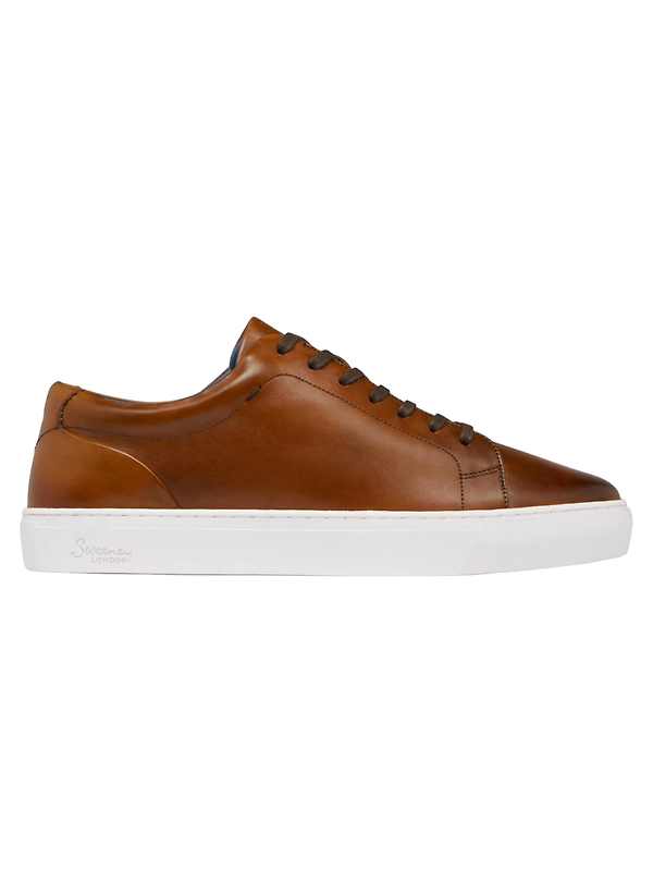 Oliver Sweeney Men's Kendal Milled Leather Cupsole Trainers - Navy