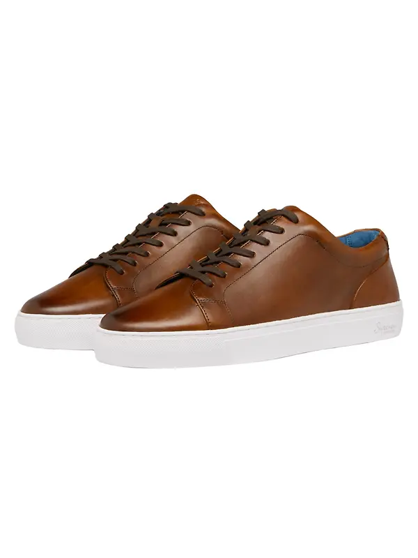 Oliver Sweeney Men's Hayle Trainers - Cognac Image 3