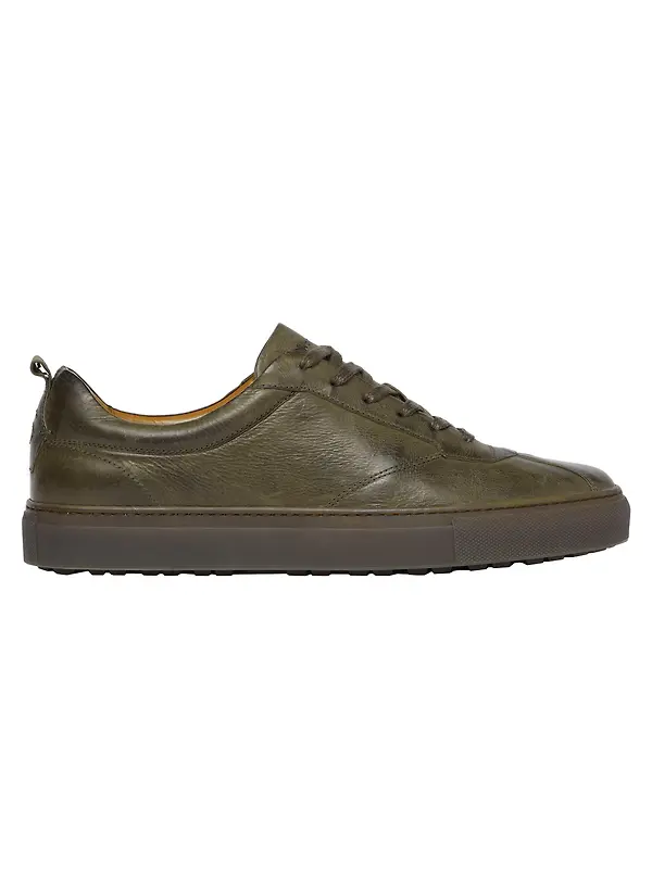 Product image of Oliver Sweeney Men's Ermida Retro Trainers - Khaki