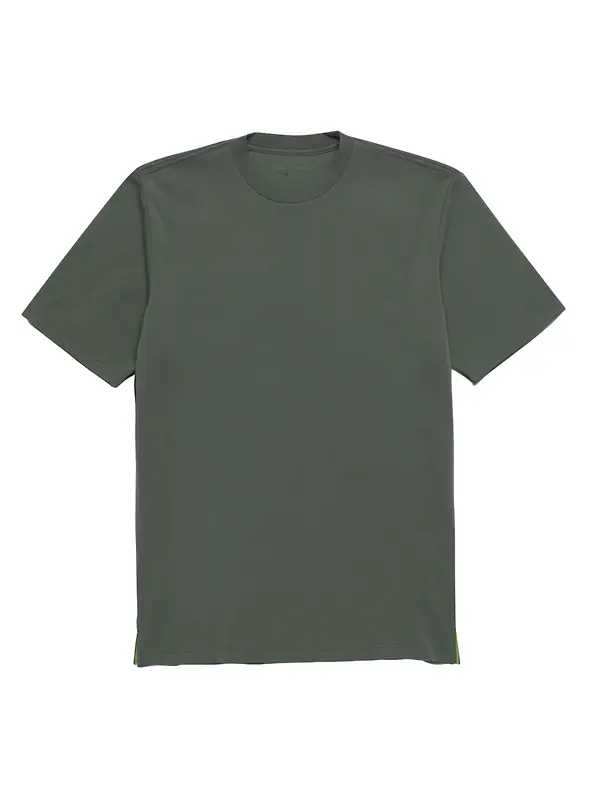 Oliver Sweeney Men's Palmela Jersey Cotton T-Shirt - Khaki Image 1