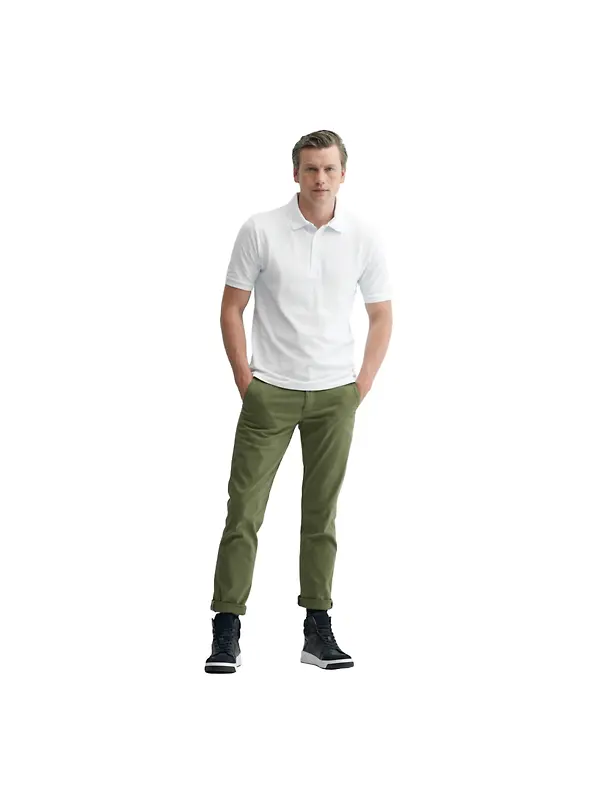 Oliver Sweeney Men's Tralee Cotton Polo T-Shirt - White Image 2