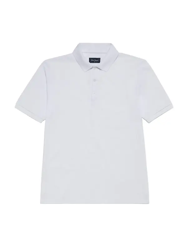 Oliver Sweeney Men's Tralee Cotton Polo T-Shirt - White Image 1