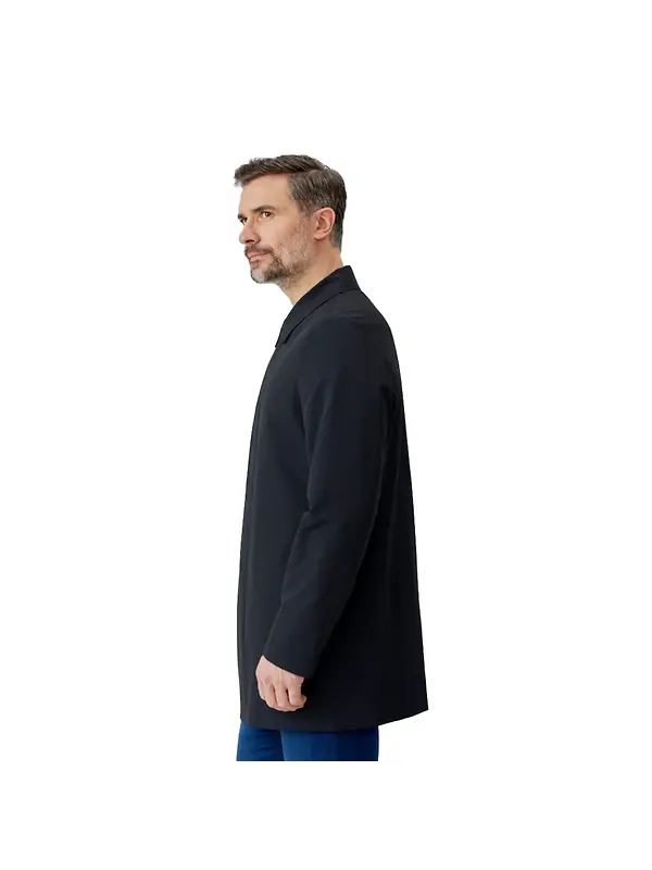 Oliver Sweeney Men's Huntingfield Showerproof Mac - Navy Image 5