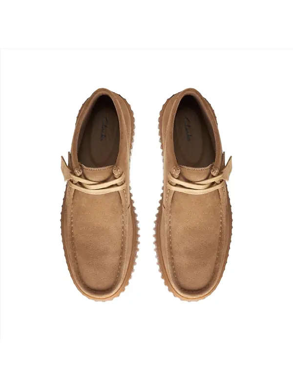 Clarks Men's Torhill Hi Boots - Dark Sand Suede Image 5
