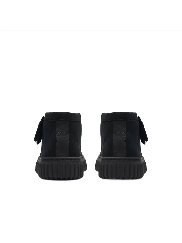 Clarks Men's Torhill Hi Boots - Black Suede Image 4