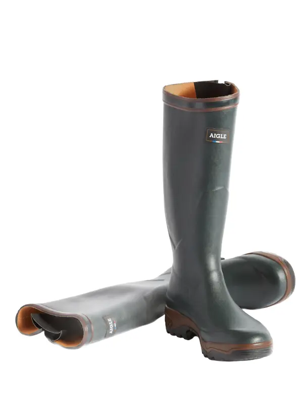 Aigle Parcours 2 VAR Wellington Boots - Bronze Image 1