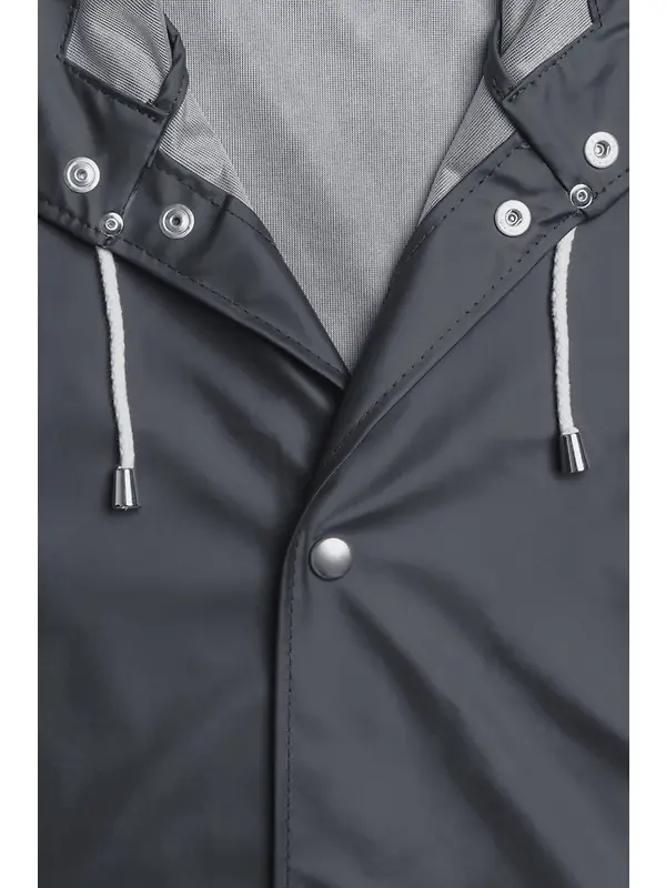 Stutterheim Stockholm Lightweight Raincoat - Charcoal Image 4