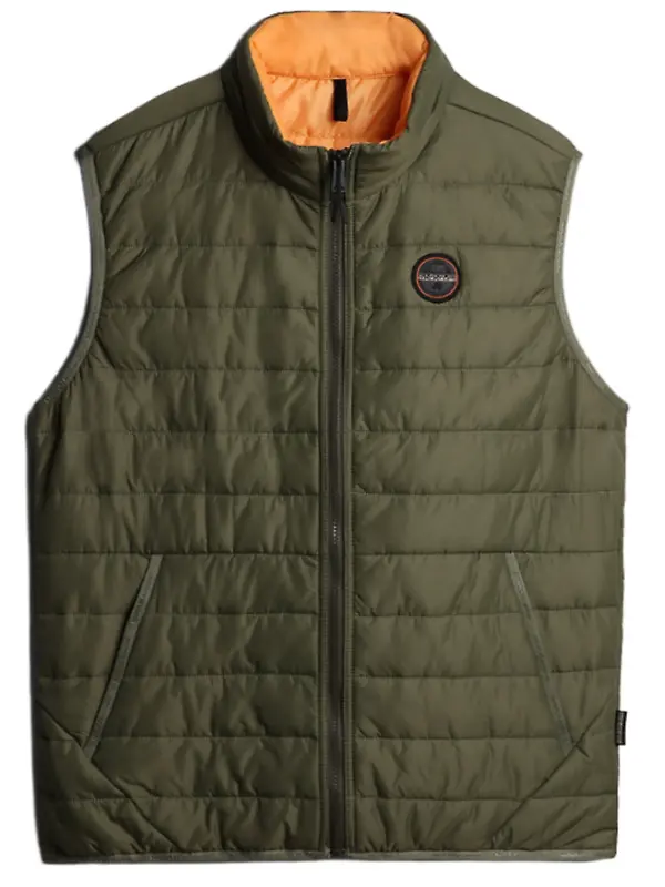 Napapijri Men's Acalmar Vest - Green Lichen Image 1