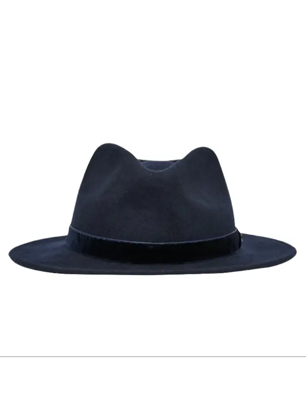 Product image of Joules Women's Maude Wool Fedora Hat - Navy