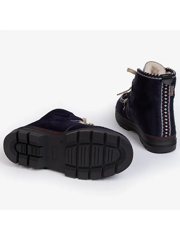 Penelope Chilvers Women's Incredible Pony Shearling-Lined Boots - Ink Image 6