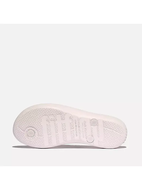 FitFlop Women's IQUSHION Multi-Crystal Ergonomic Flip-Flops - Nude Rose Image 5