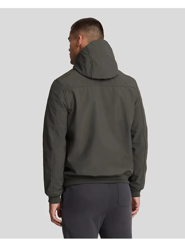 Lyle & Scott Men's Fleece Back Softshell Jacket - Gunmetal Image 2
