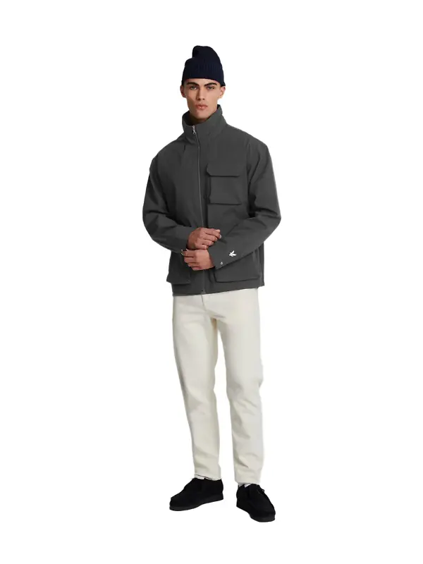 Lyle & Scott Men's Premium 3 Pocket Softshell Jacket - Lacquer Image 3