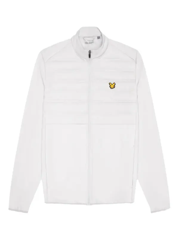 Lyle & Scott Men's Sports Hybrid Double Baffle Jacket - Pebble Image 5