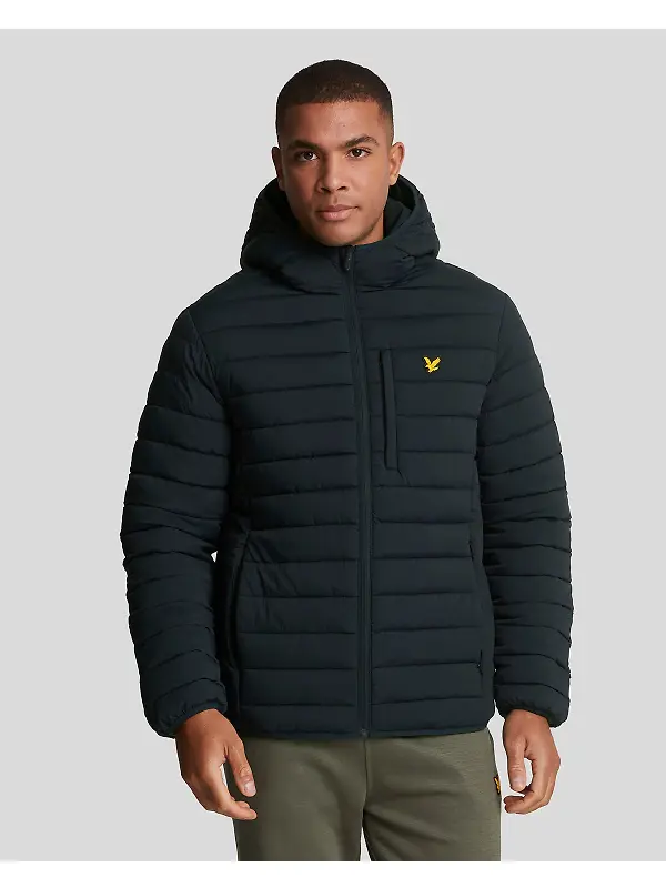 Lyle & Scott Men's Stretch Lightweight Quilted Jacket - Dark Navy Image 2