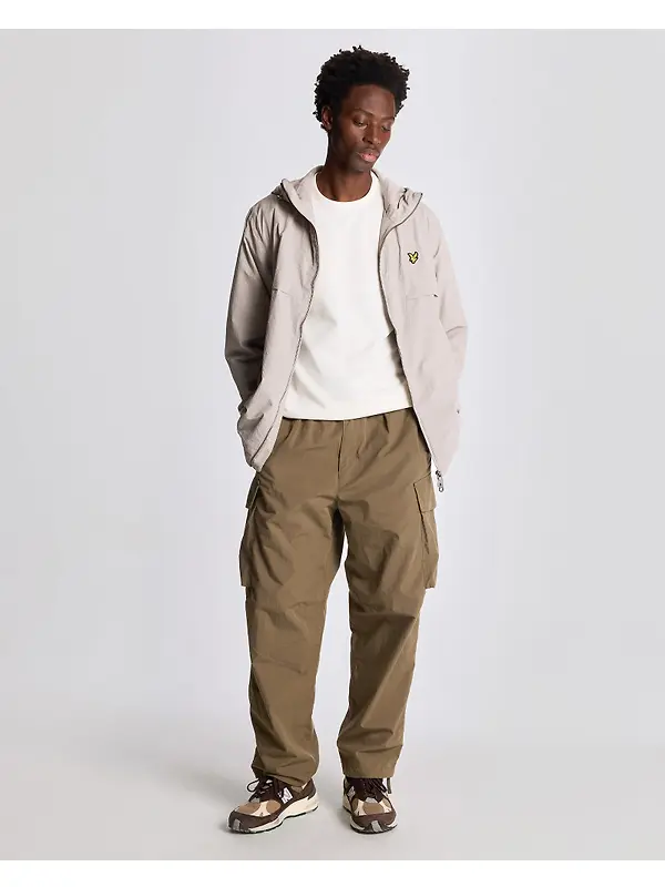 Lyle & Scott Men's Lightweight Ripstop Jacket - Pale Grey Image 3