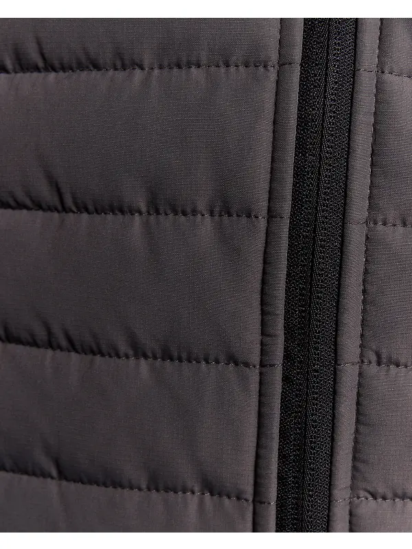 Lyle & Scott Men's Sports Fleece Hybrid Gilet - Jet Black/ Granite Image 6
