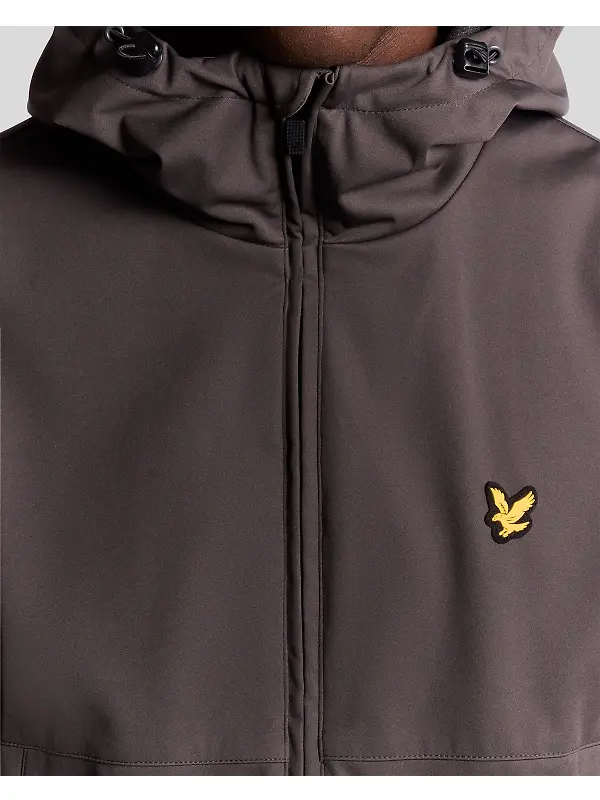 Lyle & Scott Men's Sports Windbreaker Full Zip Jacket - Granite Image 4