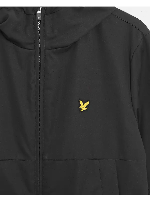Lyle & Scott Men's Sports Windbreaker Full Zip Jacket - Jet Black Image 7