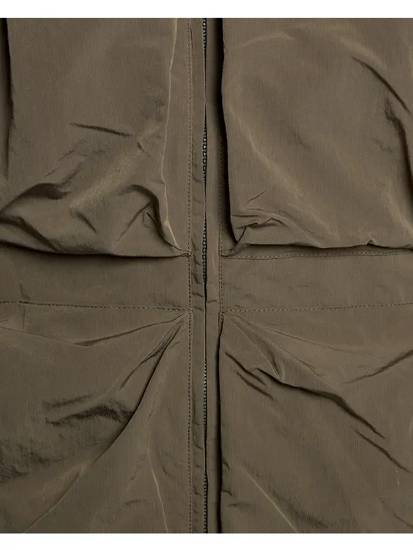 Lyle & Scott Men's Lightweight Ripstop Windcheater - Khaki Ash Image 6
