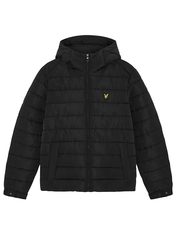 Lyle & Scott Men's Hooded Quilted Jacket - Jet Black Image 1