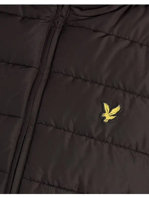 Lyle & Scott Men's Hooded Quilted Jacket - Jet Black Image 6
